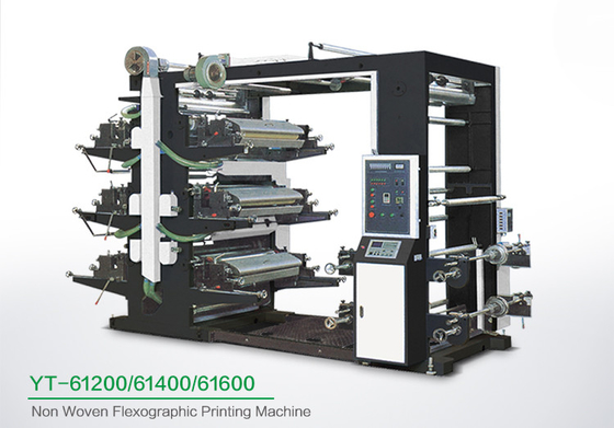 Machine d'impression écologique de Flexo de 6 couleurs, imprimante couleur industrielle du tissu six