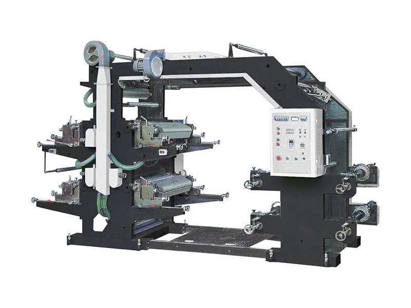 Machine d'impression flexographique adaptée aux besoins du client de taille avec le système de contrôle magnétique de tension