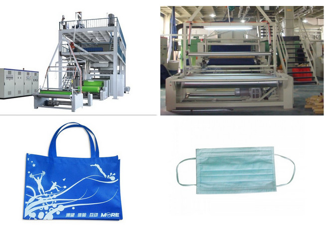 De pp chaîne de production multifonctionnelle de textile tissé non POUR le sac à provisions