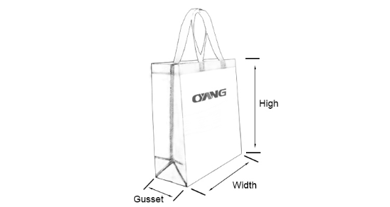 Le plus populaire du sac de achat enduit de boîte de pp de textile tissé complètement automatique non faisant la machine avec la poignée